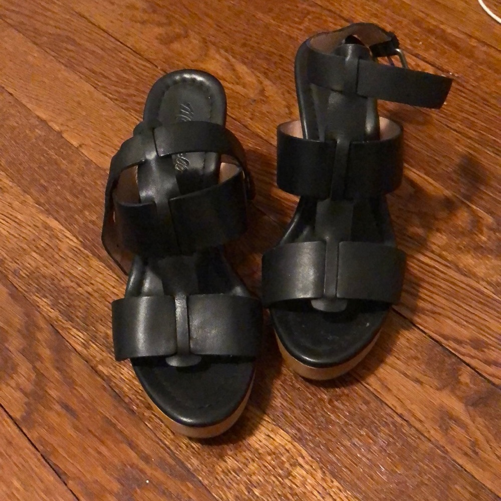 Black madewell heels